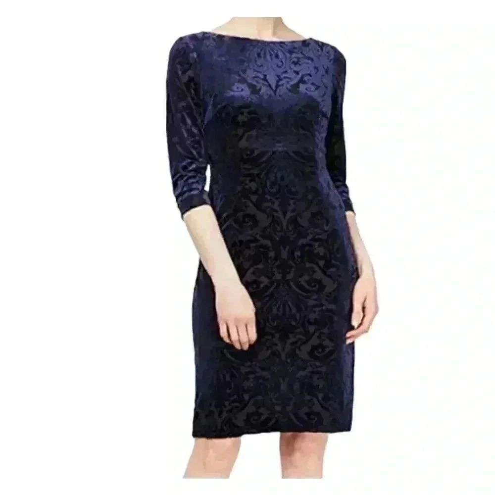 S.L. Fashions Women's Lace Sequin dress